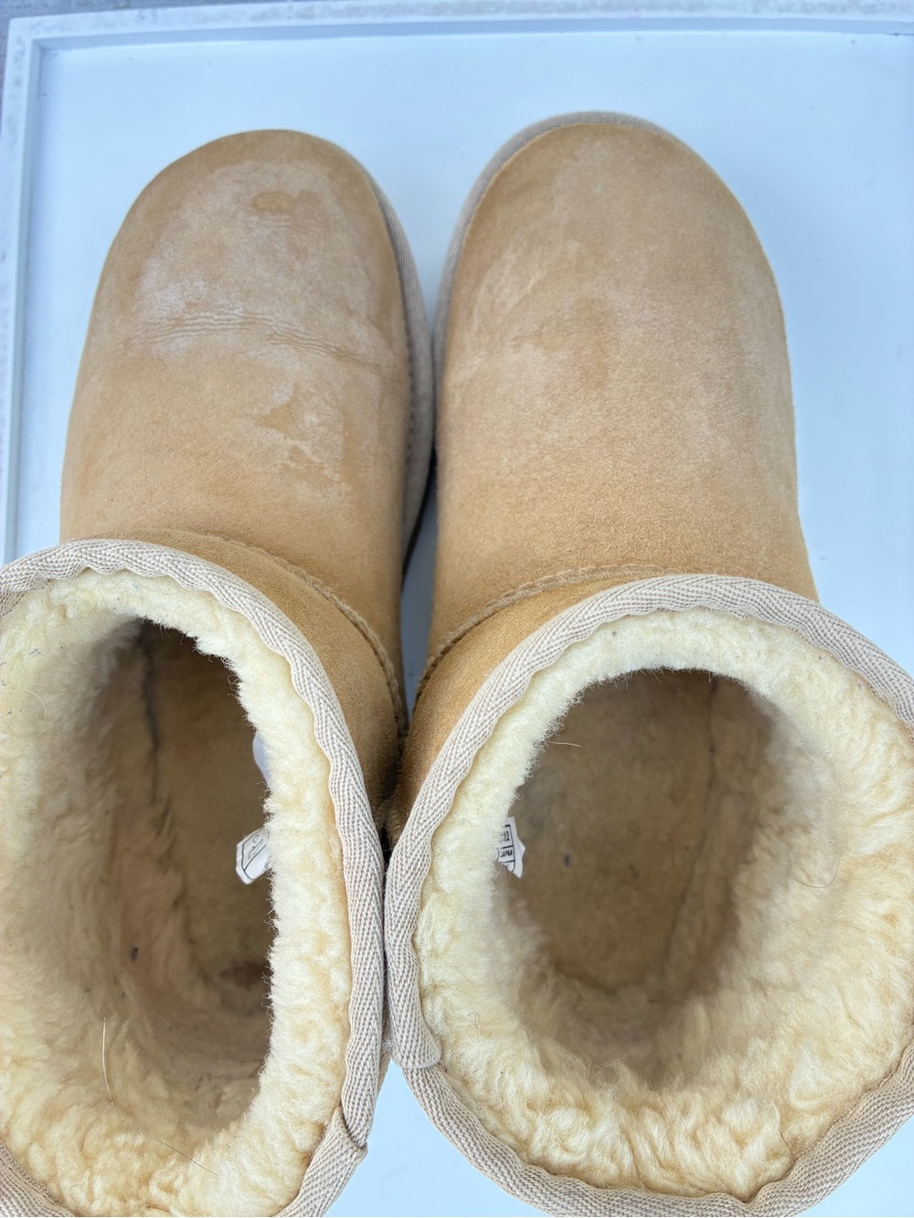 UGG Classic Short Suede Ankle Boots - Chestnut